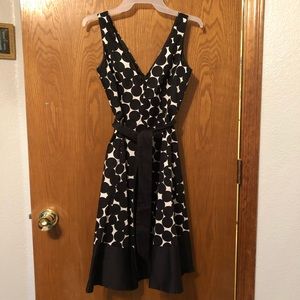 Jones New York Black & White Tank Dress
